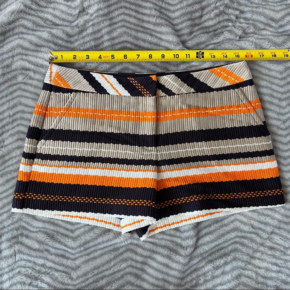 Trina Turk Vintage Textured Striped Shorts 4